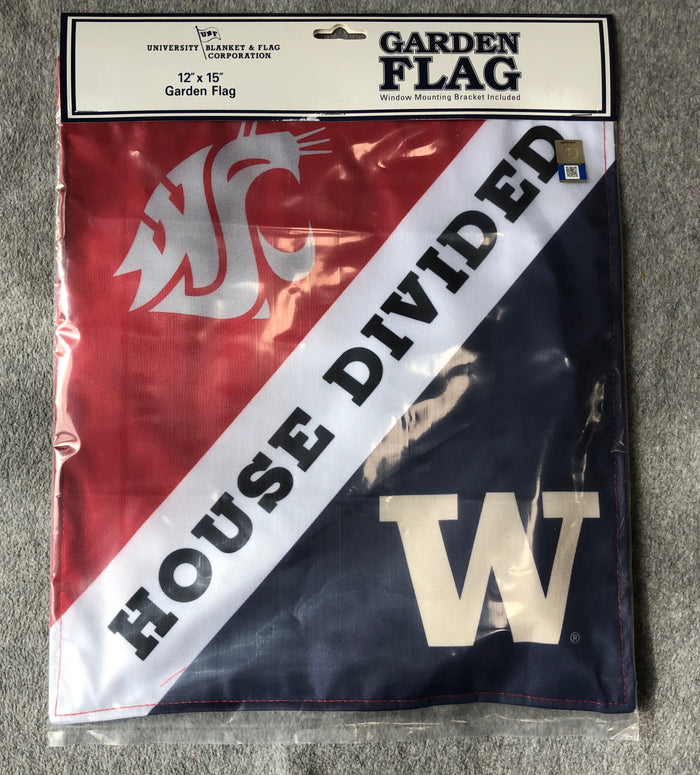 House Divided WSU/UW Garden Flag