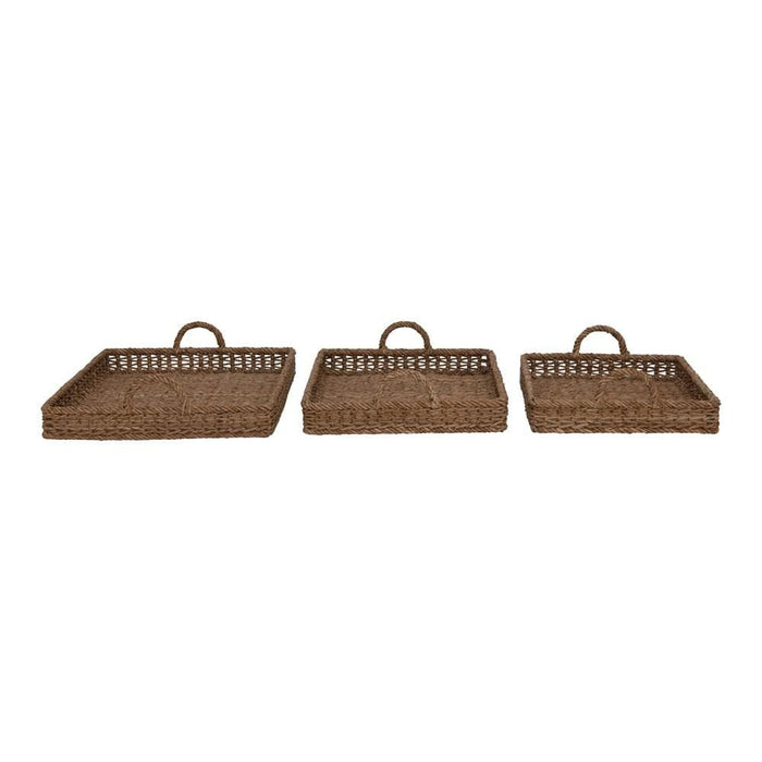 Hyacinth/Rattan Tray - Madison's Niche