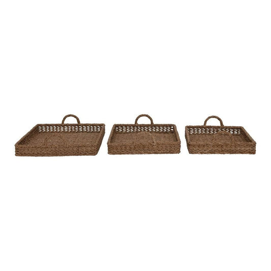Hyacinth/Rattan Tray - Madison's Niche