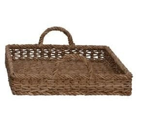 Hyacinth/Rattan Tray - Madison's Niche