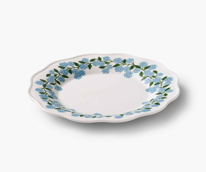 Hydrangea Melamine Dinner Plates.