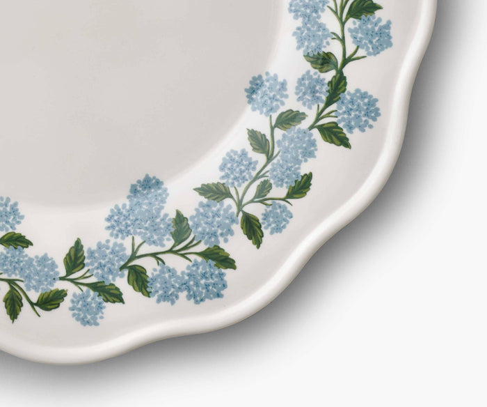 Hydrangea Melamine Dinner Plates.