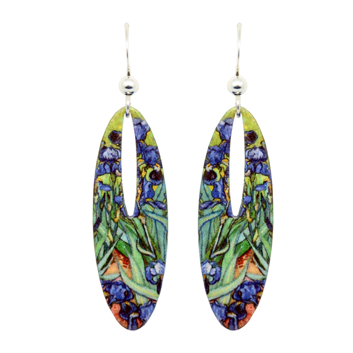 Irises - Earrings #2000 by d'ears