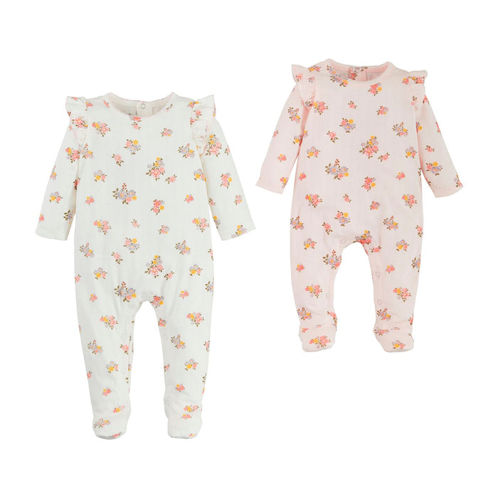 Ivory Pointelle Sleeper - Madison's Niche