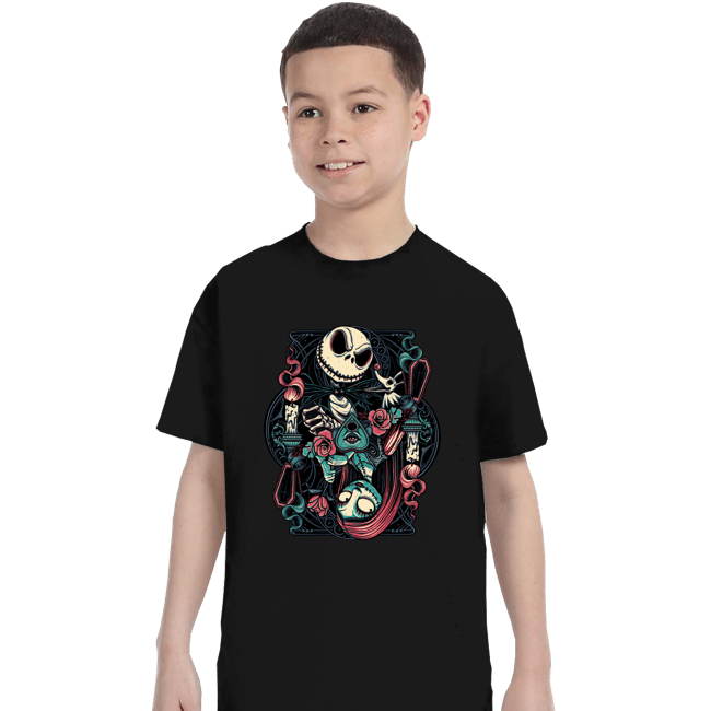 Daily_Deal_Shirts T-Shirts, Youth / XS / Black Jack & Sally Card