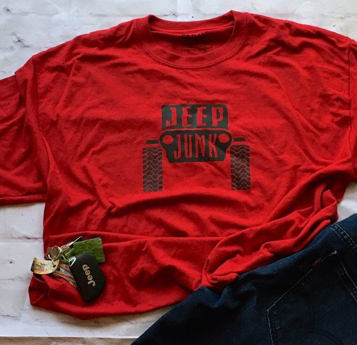 Jeep Junk Apparel Colored with black design unisex tshirt