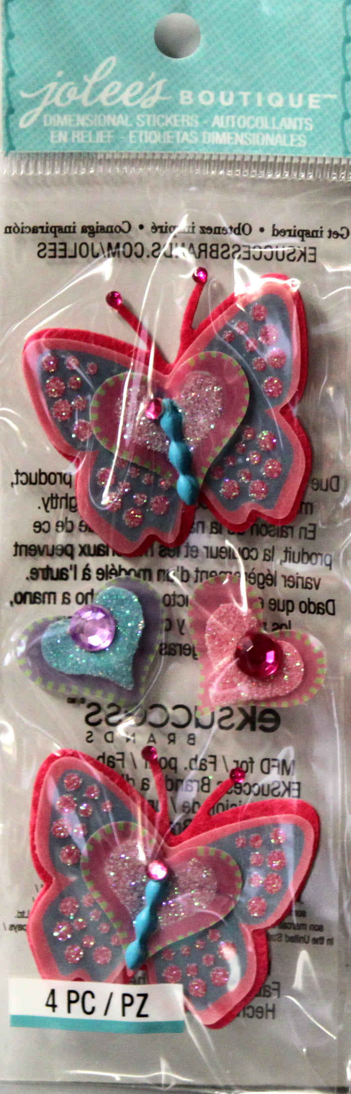 Jolee's Boutique Butterflies Dimensional Stickers Embellishments