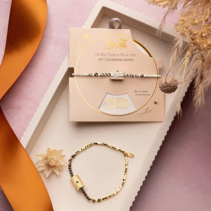 Joy Stella Bracelet in Dalmatian Silver - Madison's Niche