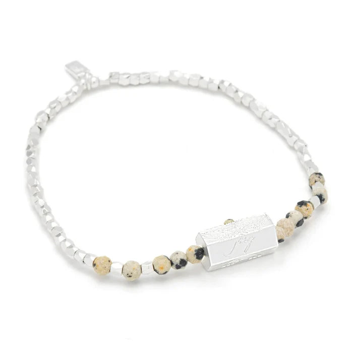 Joy Stella Bracelet in Dalmatian Silver - Madison's Niche
