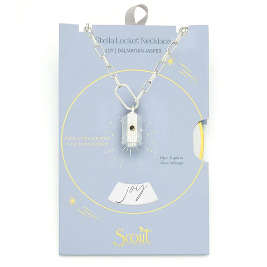 Joy Stella Necklace in Dalmatian Silver - Madison's Niche