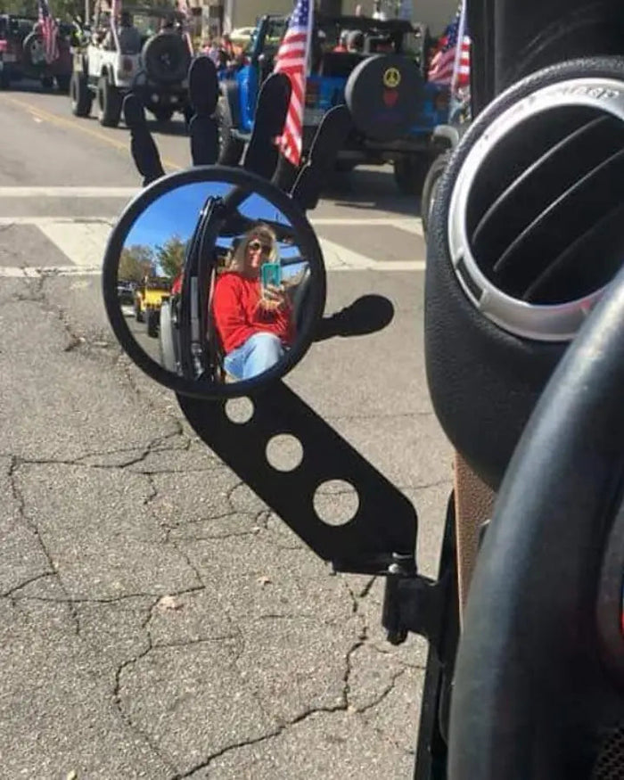 JP Girl wave mirrors PPE Offroad