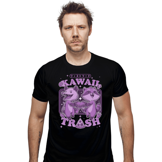 Secret_Shirts Fitted Shirts, Mens / Small / Black Kawaii Trash