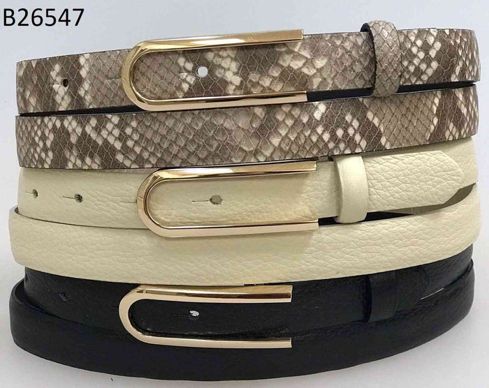 Kayla Belt in Snake - Madison's Niche