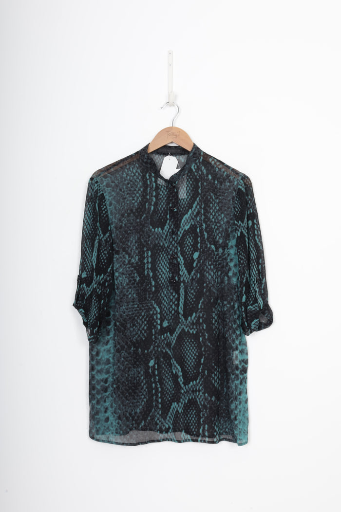 Keith Matheson Womens Black Blouse Size 10