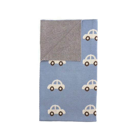 Knit Car Blanket - Madison's Niche