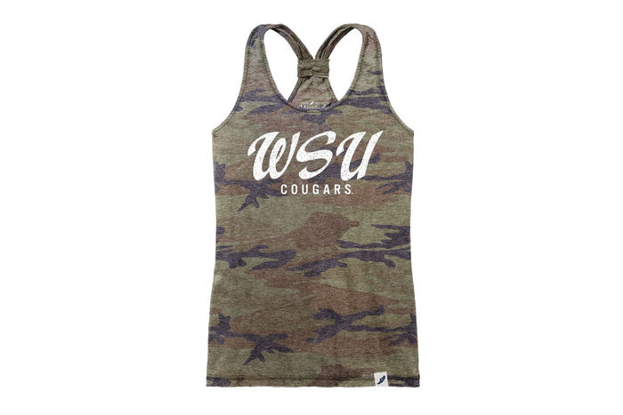 Ladies Camo WSU Cougars Tank Top