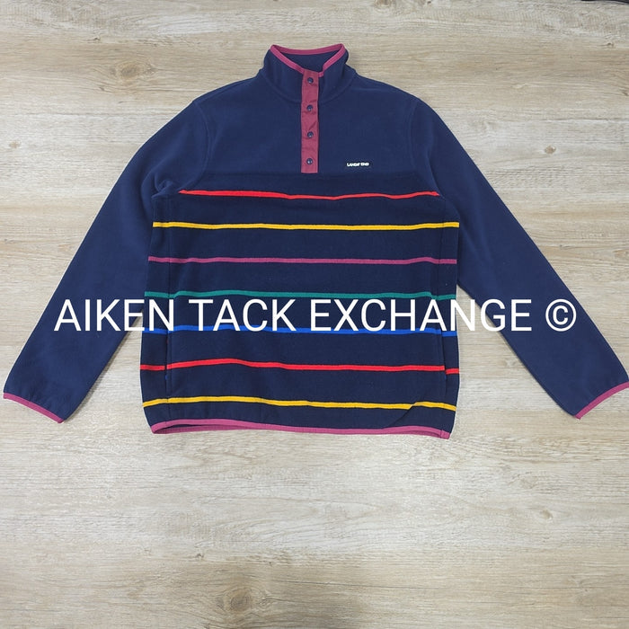 Land's End Long Sleeve Fleece Pull Over, Size Medium