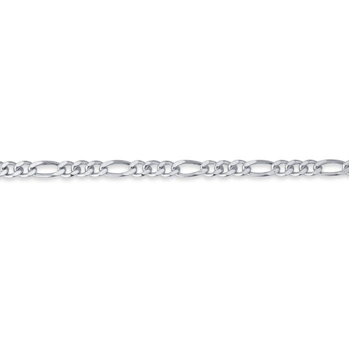 Large Figaro Chain, Sterling Silver By the Inch
