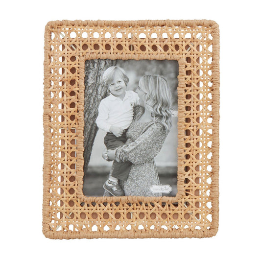 Large Woven Cane Frame - Madison's Niche
