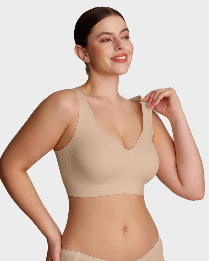 Lifting Wire-Free Antibacterial Jelly Bra