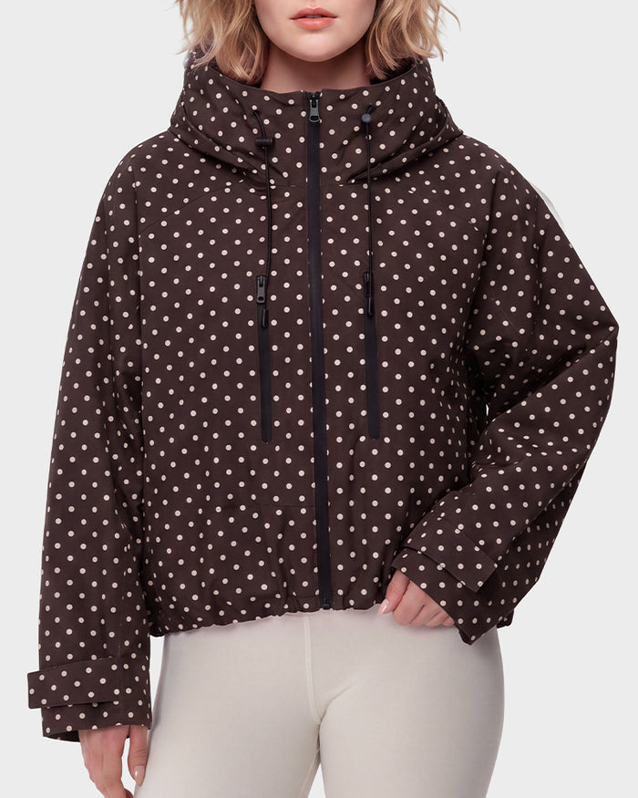 Brown Polka Dot / One Size