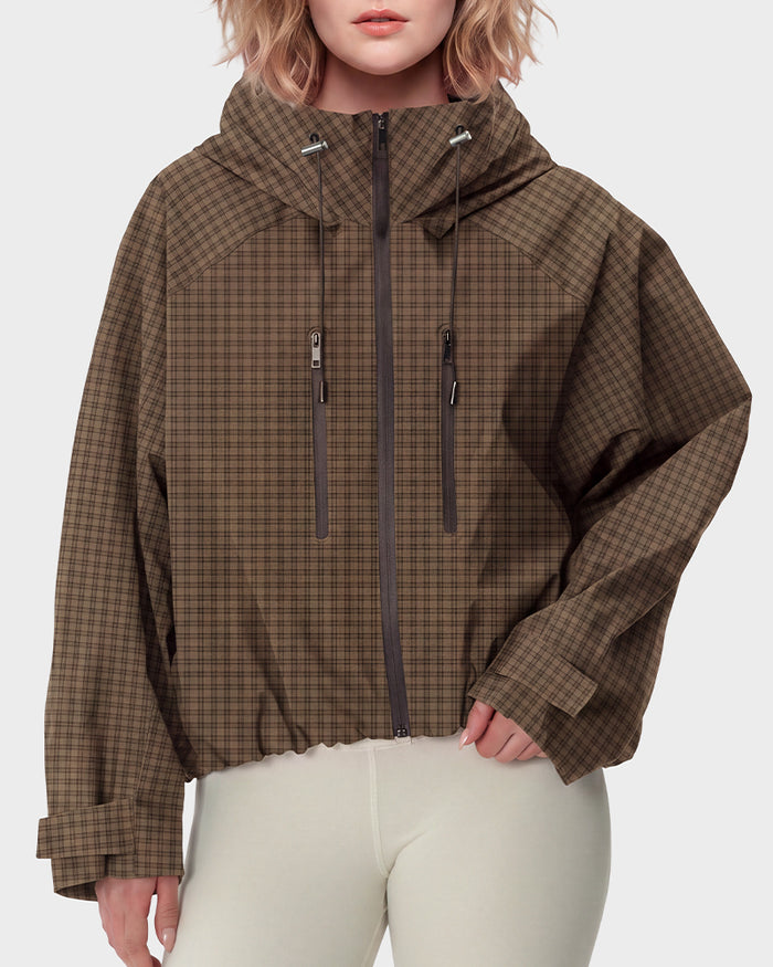 Brown Check / One Size