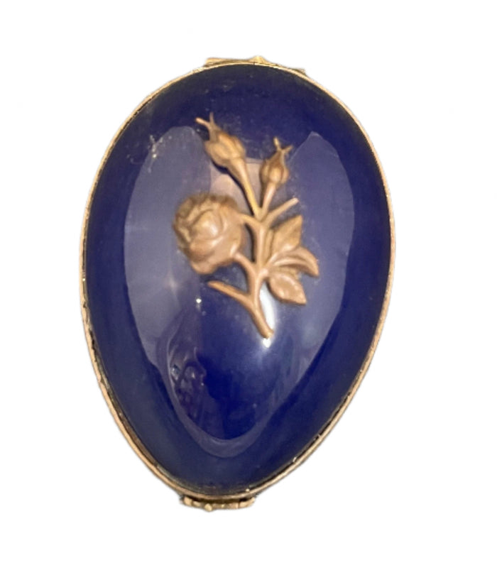Limoges Oval Flower Box.