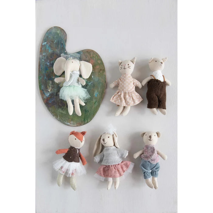 Linen Mini Animal - Madison's Niche