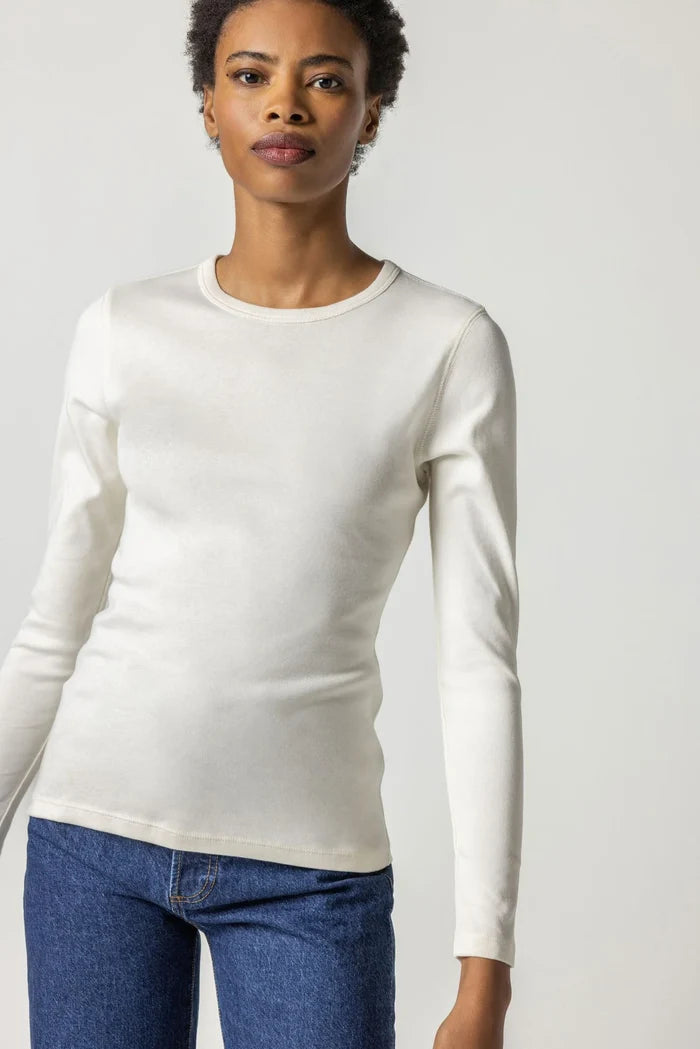 Long Sleeve Crew Neck in Rope - Madison's Niche