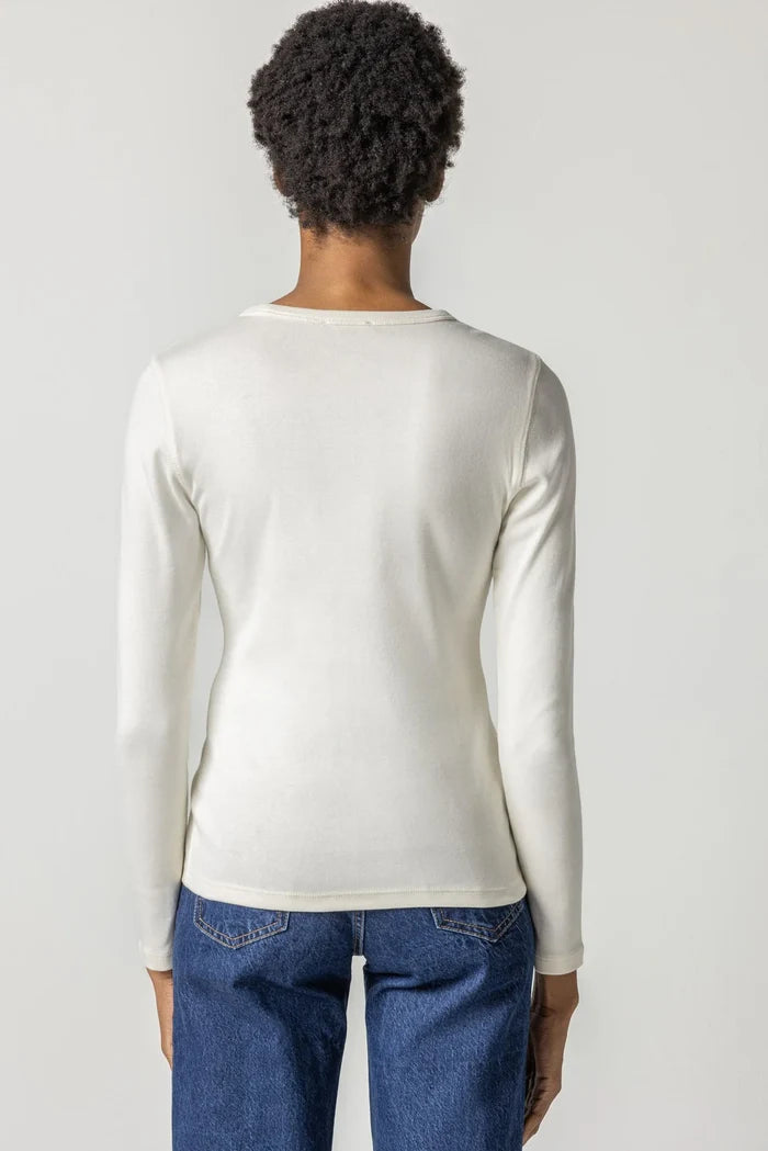 Long Sleeve Crew Neck in Rope - Madison's Niche