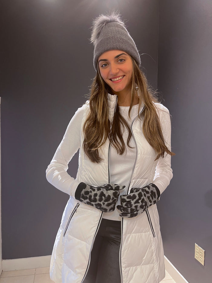 Long Sleeve Crew Neck in White - Madison's Niche