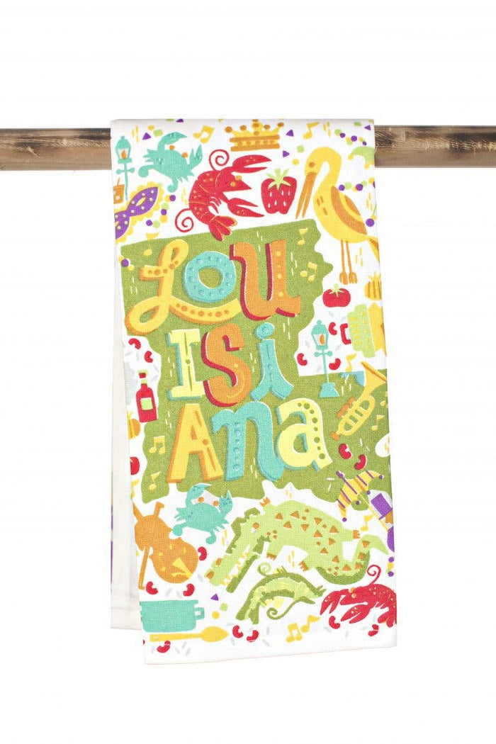 Kitchen Towel - Louisiana Puzzle - 318 Art & Frame