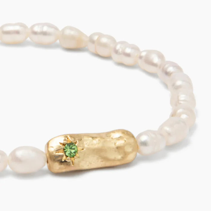 Luck Affirmation Bracelet in Gold - Madison's Niche