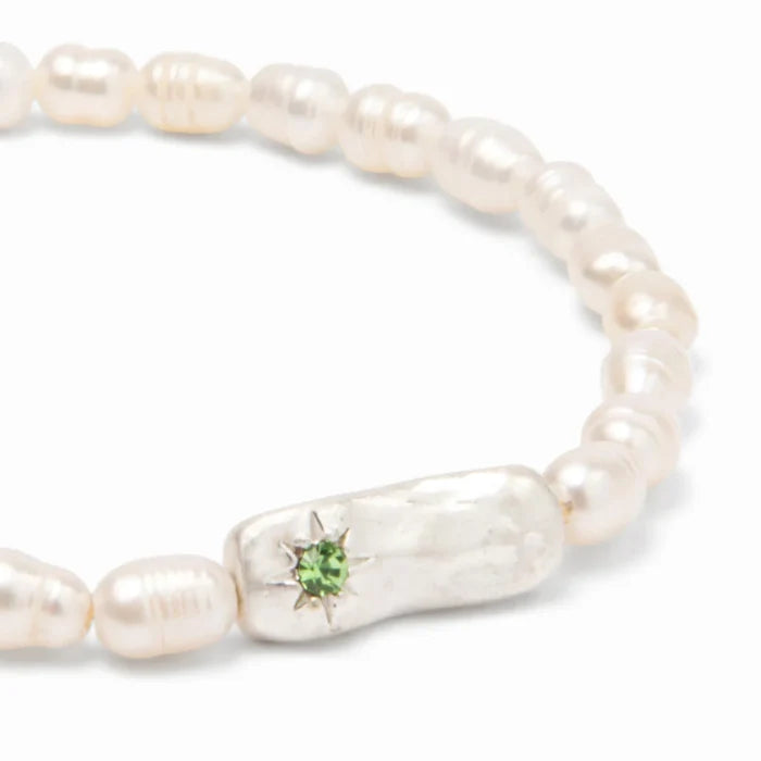 Luck Affirmation Bracelet in Silver - Madison's Niche