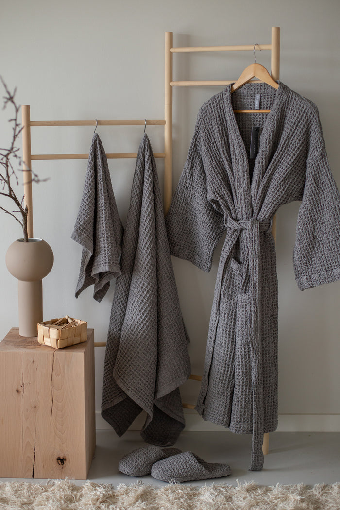 Luhta Linen Grey Towels