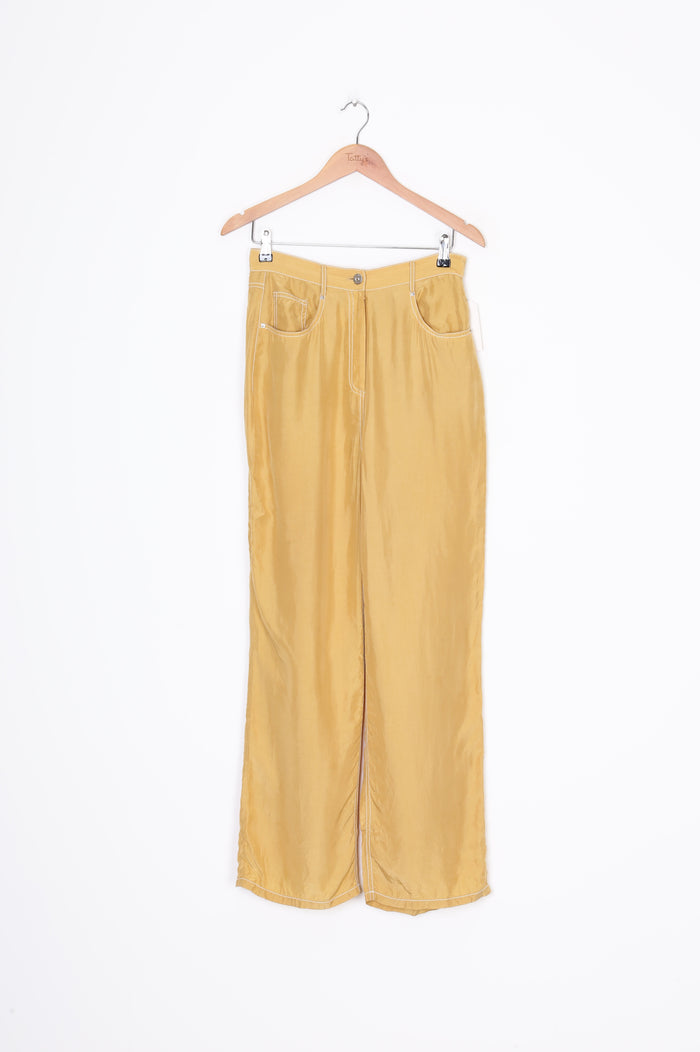 Lysm Womens Yellow Pants Size 2