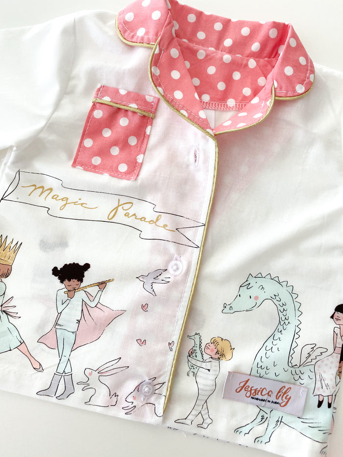 Magic Parade Pyjama set with elastic bottoms