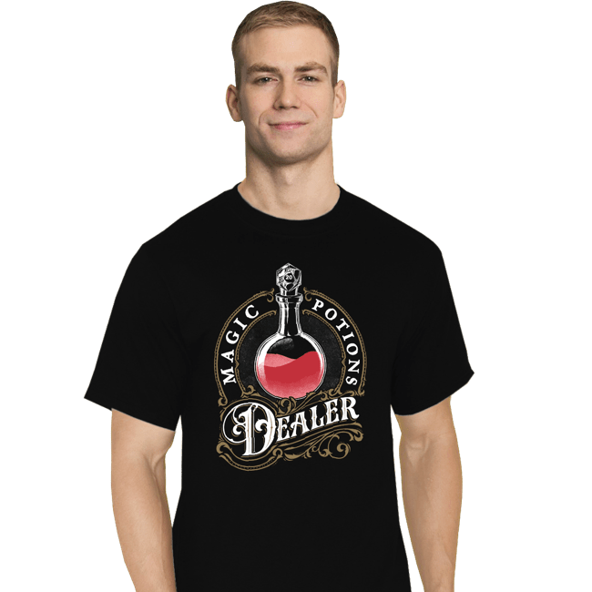 Secret_Shirts T-Shirts, Tall / Large / Black Magic Potion Dealer