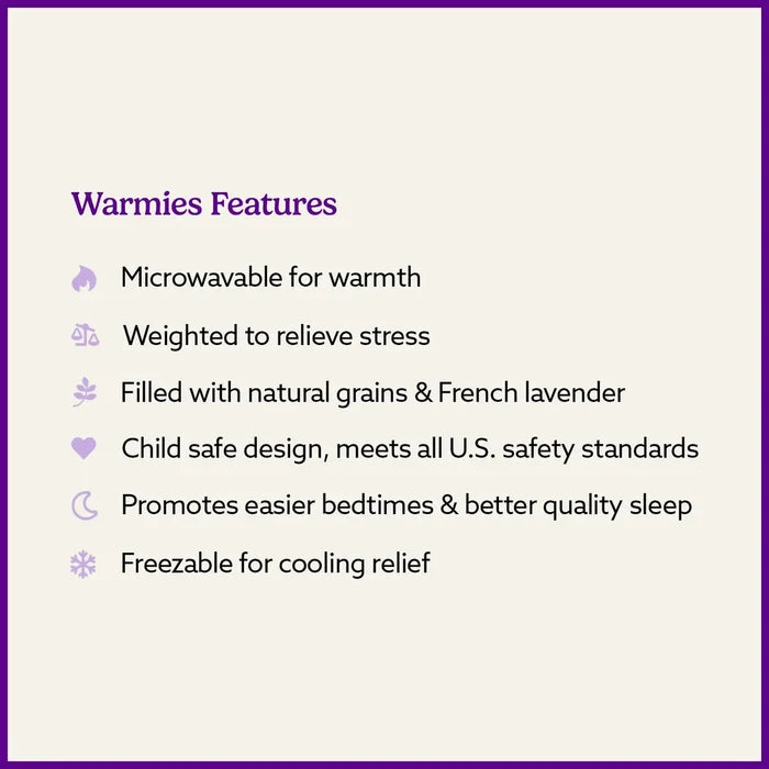 Mallard Warmies Heatable Plushie Lavender Scented Weighted