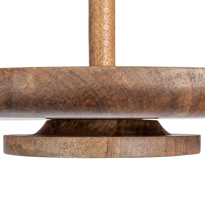 Mango Wood 2-Tier Tray - Madison's Niche