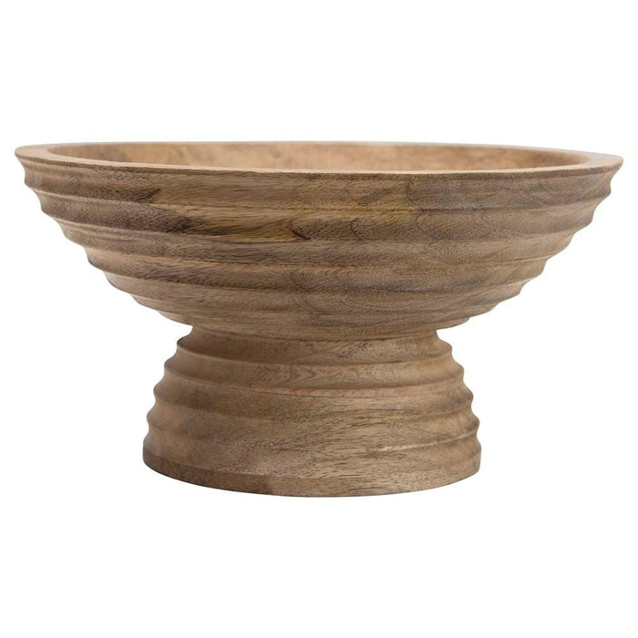 Mango Wood Footed Bowl - Madison's Niche