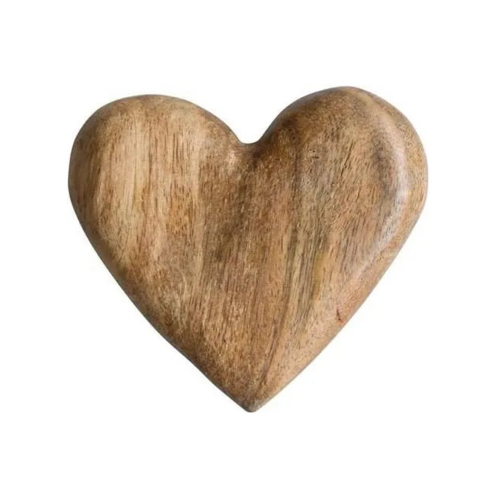 Mango Wood Heart - Madison's Niche