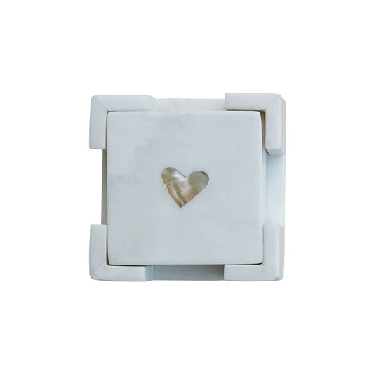 Marble Coaster & Holder - Madison's Niche