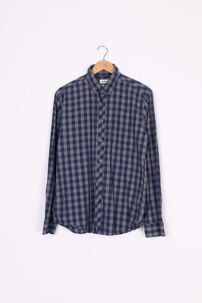 Marcs Mens Blue Shirt Size L