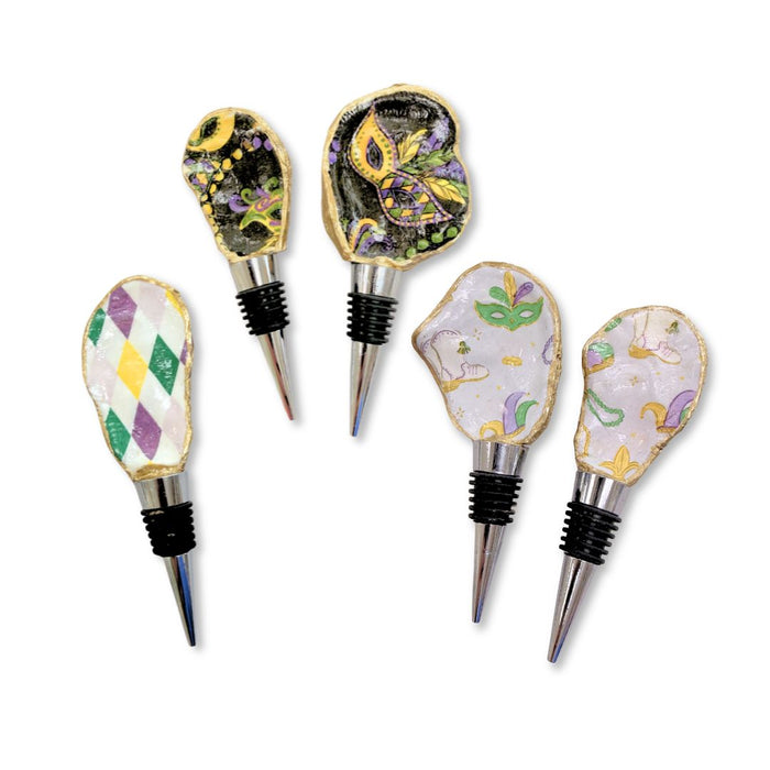 Mardi Gras Oyster Wine Stopper - 318 Art & Frame