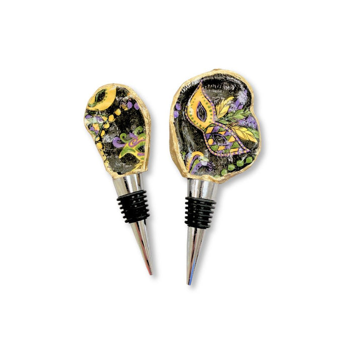 Mardi Gras Oyster Wine Stopper - 318 Art & Frame