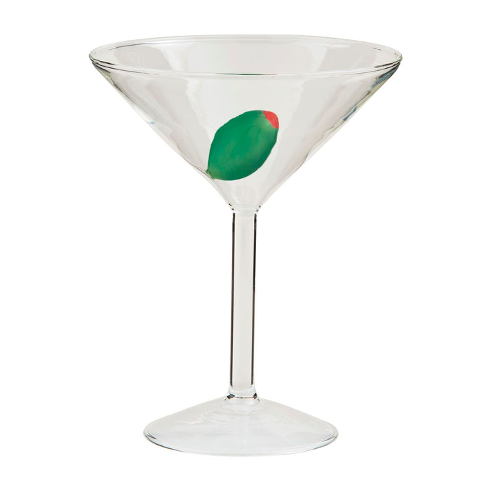 Martini Olive Glass - Madison's Niche
