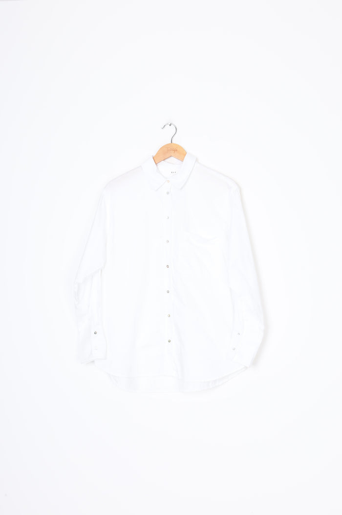 Max Womens White Shirt Size 12