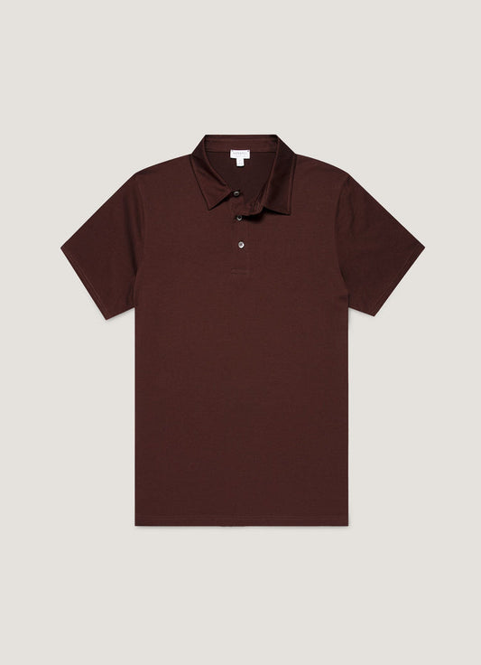Men's Classic Jersey Polo Shirt in Bakelite