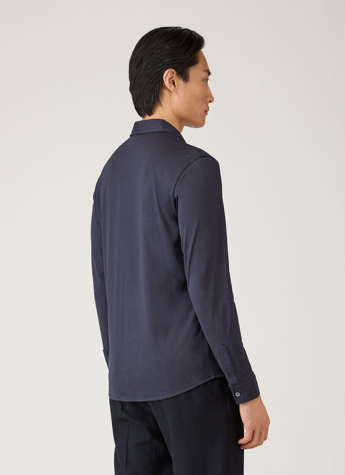 Men's Classic Jersey Shirt in Navy